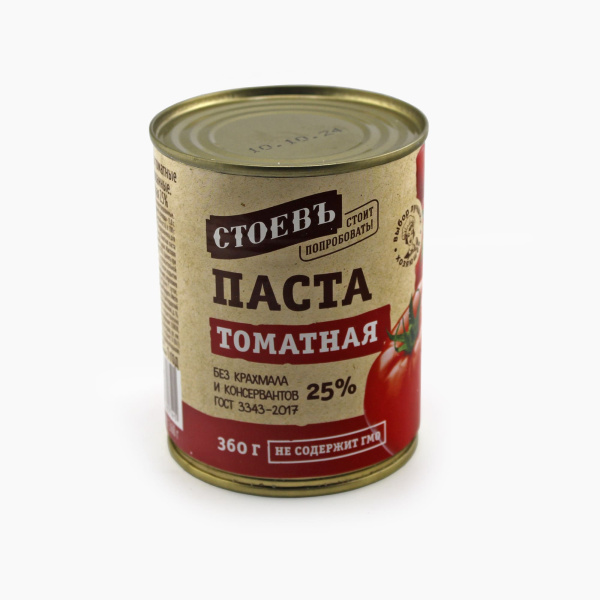 Паста томатная СТОЕВЪ 360 гр ж/б